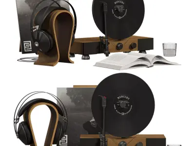 Vinyl Decorative Set 3D model