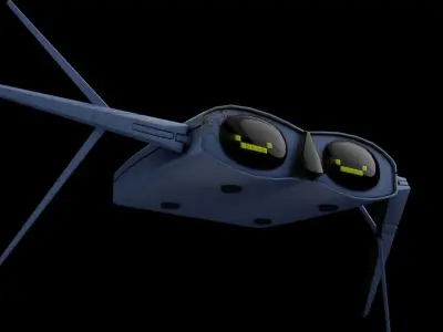 WIFI Router Robot Drone 3D model