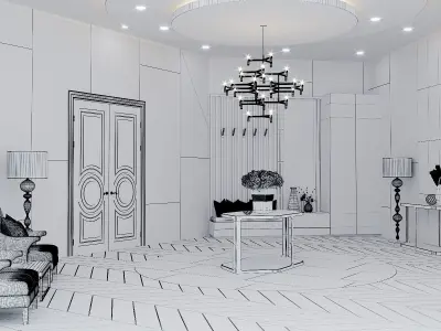 Lobby Entrance 3D model