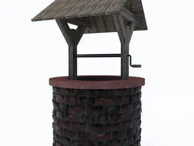 PBR Well Modeling Free low-poly 3D model
