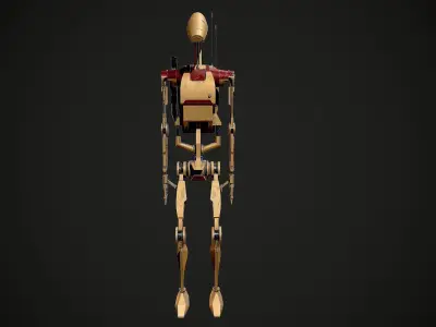 B1 Battle Droid 3D model