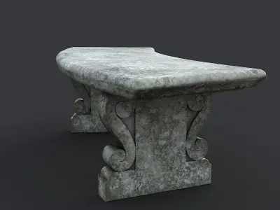 Park benches Collection 3D model
