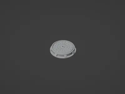 Manhole 3D print model