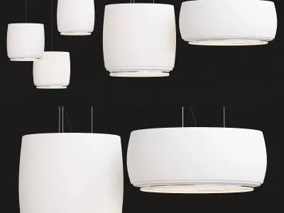 Vetreria four pendant lights 3D model