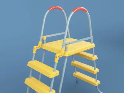 Bestway Pool Ladder 3 step 3D model