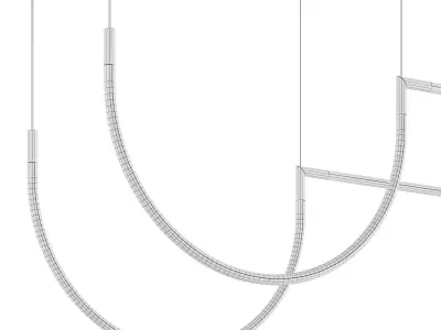 MODULAR  Hanging lamp 3D model