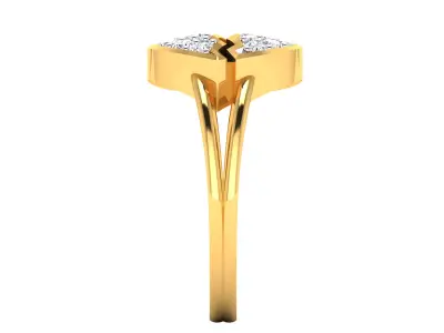 Women Ring Render 3dm STL MTL SLC JCD OBJ FBX Details 3D print model 61