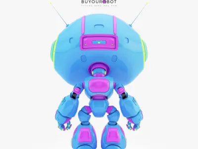 CUTE ROBOT XII 3D model