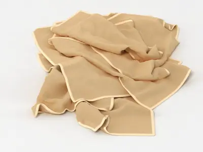 Towel Pile 1 3D model