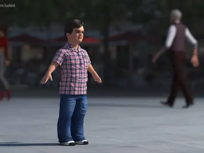  Dwarf Men Rigged for Cinema 4D Collection 