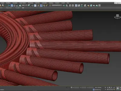 MAJESTIC CHANDELIER Low-poly 3D model