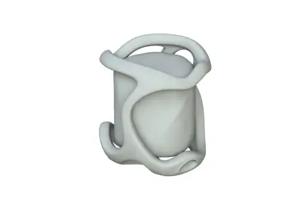 SciFi Shape Object Low Poly 120 Low-poly 3D model