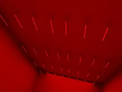 lighted room  Low-poly 3D model