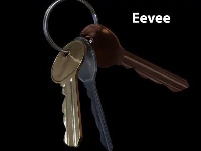 Keys - Cycles and Eevee Low-poly 3D model
