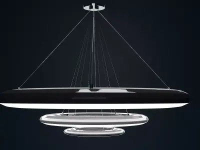 Ceiling lamp Free low-poly 3D model