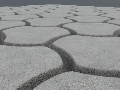 Cobblestone 8 Components for Texture-Baking Texture