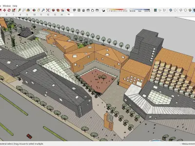 Sketchup Shopping Center G8 3D model