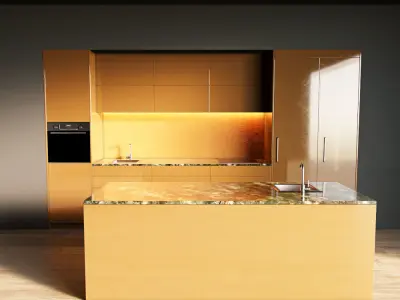 29-Kitchen5 glossy 3 3D model