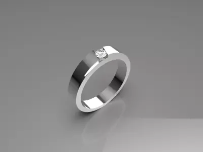 groom wedding ring mr0115 3D print model