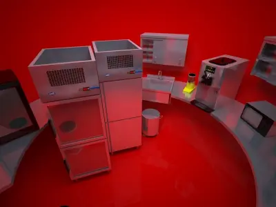 Highway Takeaway Coffee Shop Project 3D model