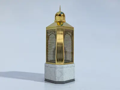 Maqam Ibrahim Low-poly 3D model