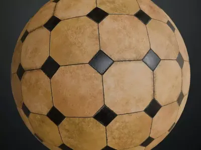 Tuscan Octagon Terracotta Tiles PBR Seamless Texture