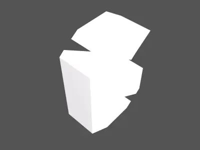 Sci-Fi Number 6 v1 002 Low-poly 3D model