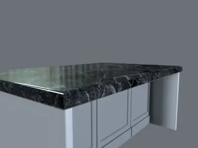 Kitchen island 3D model