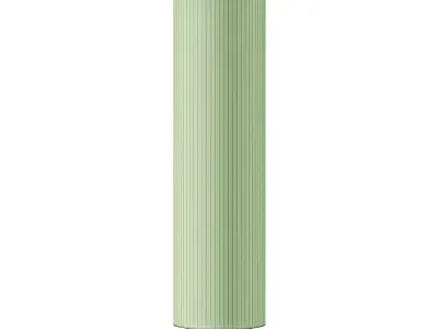 Ash and linen floor lamp Bruisse 3D model