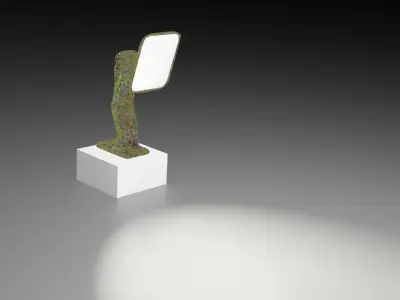 grass lamp 3D model