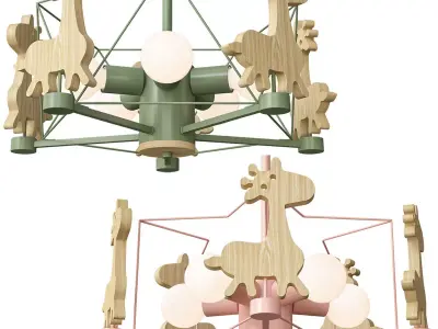 Giraffe by Anzazo 3D model