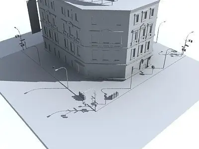 Low Poly Block 02 Low-poly 3D model