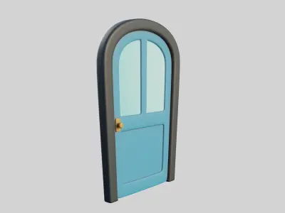 Cartoon Door 12Gb 3D model