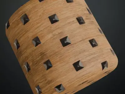 Antique High-Gloss Polished Mahogany PBR Seamless Texture