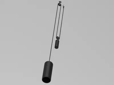 Studio WM Porcelain Lamp 3D model