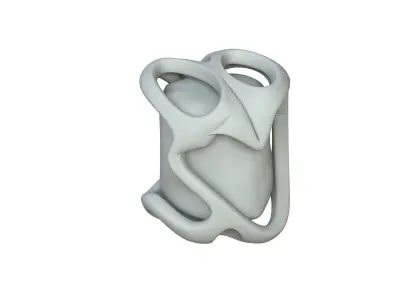 SciFi Shape Object Low Poly Low-poly 3D model 31