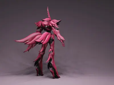 Anime Character - Unique Mecha 3D model