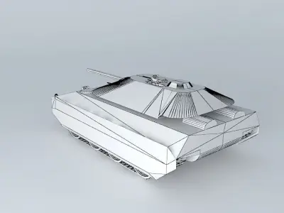 CT72 Coyote Combat tank model 72 Free 3D model