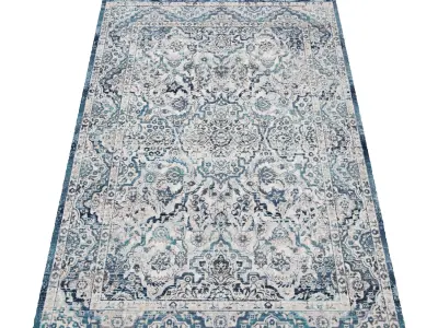 Rug Set 2 pcs area 3D model