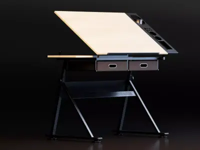 Adjustable Drafting Table 3D model