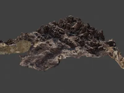 Rocky Hilltop 3D model