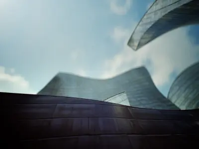 Gehry Disney ConcertHall form The Third an The Seventh Shortfilm 3D model