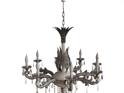 Classic Chandelier 002 3D model