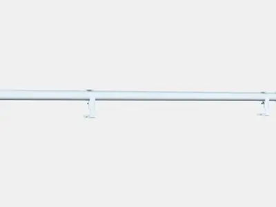 BEKRAFTA Curtain rod set 1 Low-poly 3D model