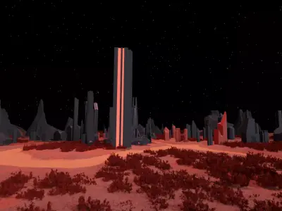 Crimson Ruins 3D model