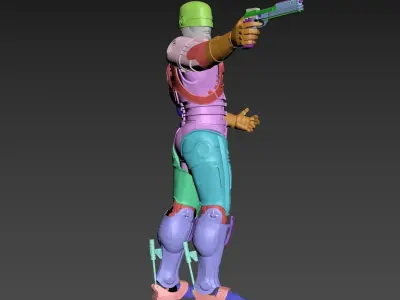 Robocop 3D model figure 3D model