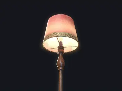 Night Lamp  Low-poly 3D model