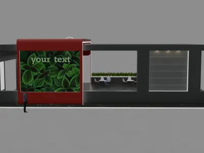 Exhibition Stand 3D model