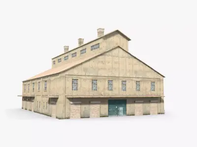 Factory x5 Low-poly 3D model purchase