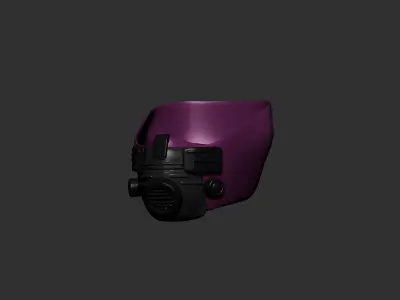 helmet high poly sculpt 3d printable  3D model 81